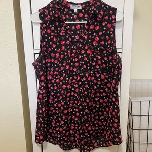 Floral Short Sleeve Portofino